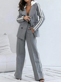 By Belle - Casual Blazer Two-Piece Set